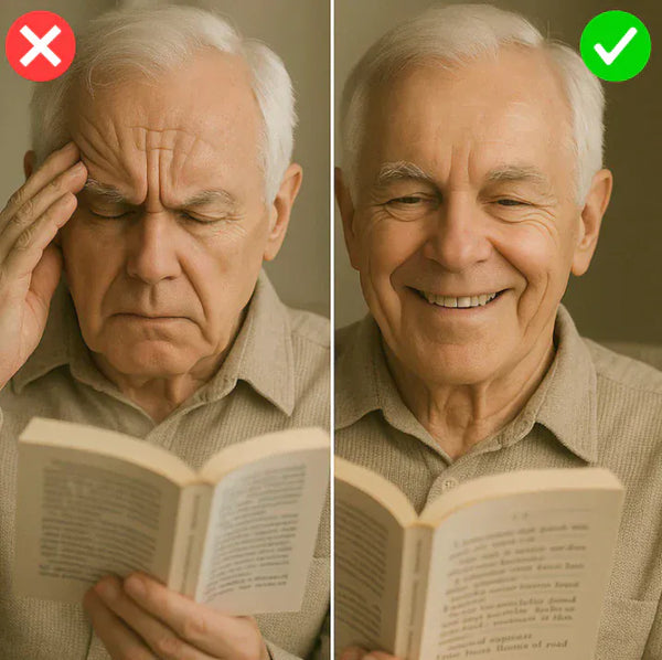 Visione offuscata e difficoltà di lettura