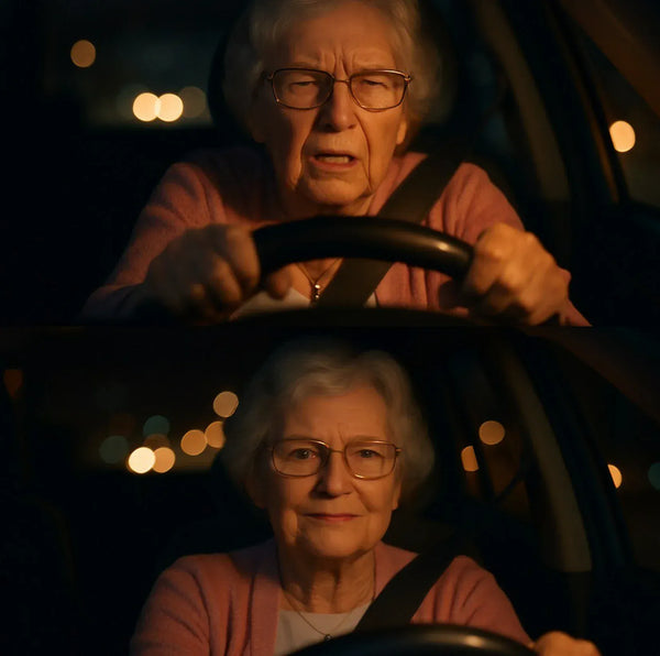 Abbagliamento e aloni durante la guida notturna